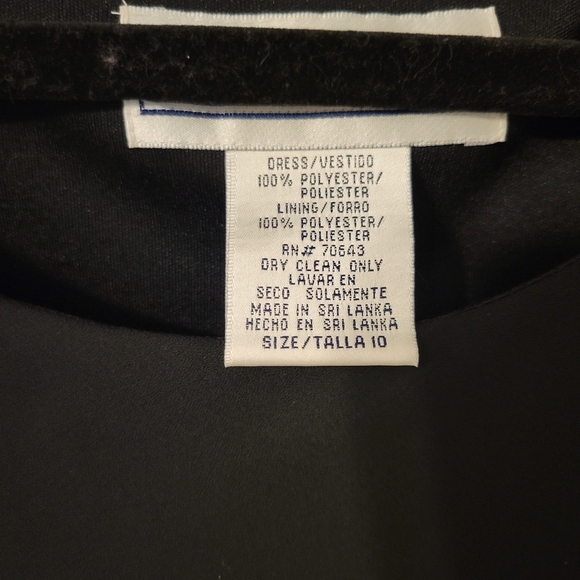 Jessica Howard Women's Vintage Y2k Black Floral Midi Dress. S 10 Witchy Vampire - Picture 3 of 10